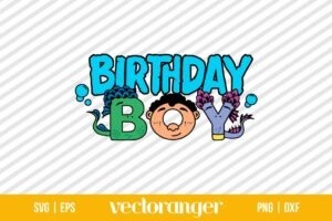 Birthday Boy Luca Alberto Sea Monster SVG