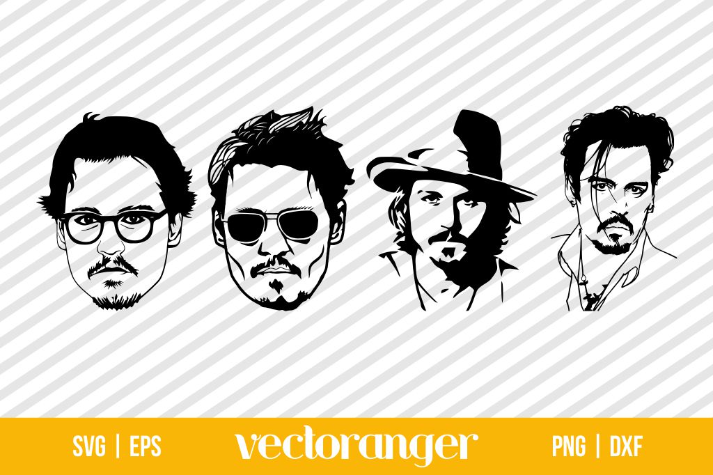 Johnny Depp SVG