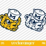 Michigan Wolverine Mascot SVG