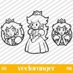 Princess Peach SVG Cricut