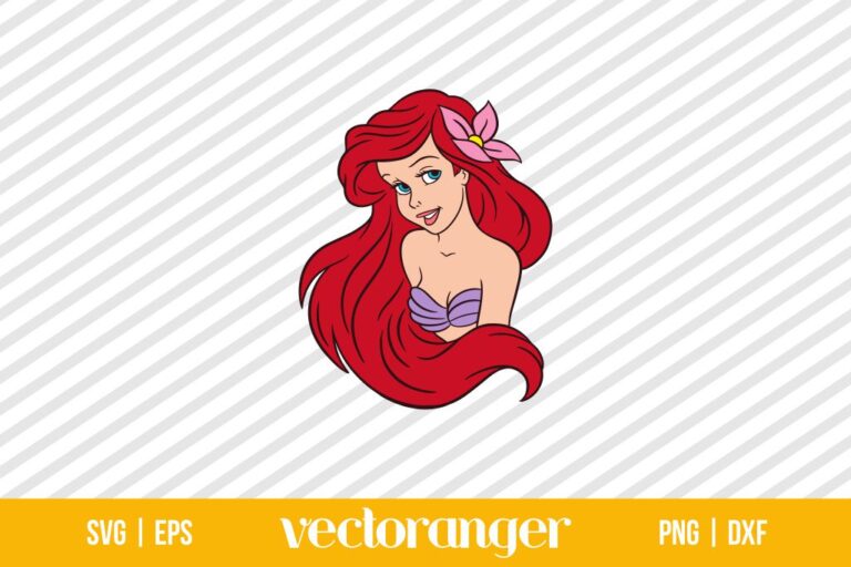 Ariel The Little Mermaid SVG | Vectoranger