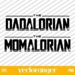 Dadalorian And Momalorian SVG