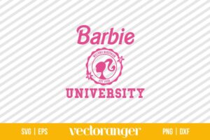 Barbie University SVG