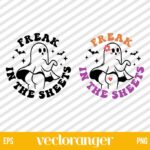 Freak In The Sheets Spooky SVG