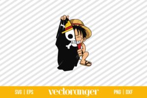 Luffy One Piece SVG
