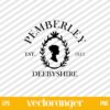 Pemberley Est 1813 Derbyshire SVG