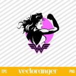 Strong Wonder Woman SVG