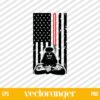 Darth Vader American Flag Star Wars SVG