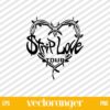 Karol G Strip Love Tour SVG