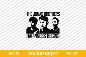 The Jonas Brothers Happiness Begins SVG