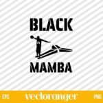 24 Black Mamba Kobe Bryan SVG