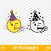 Birthday Emoji SVG Clipart