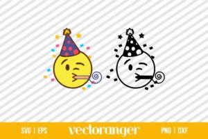 Birthday Emoji SVG Clipart