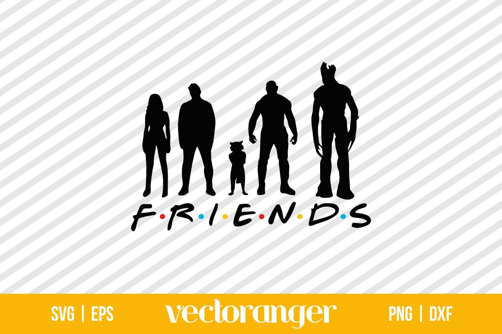 Guardians Of The Galaxy Friends SVG