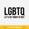 LGBTQ – Lets Get Biden To Quit SVG