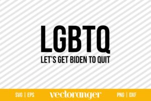 LGBTQ – Lets Get Biden To Quit SVG