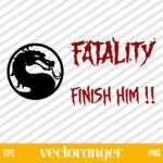 MK Fatality Finish Him SVG