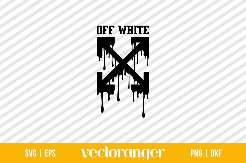 Off White Logo Drip SVG