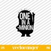 One In A Minion SVG