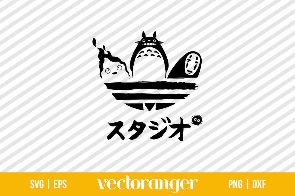 Silhouette Totoro SVG Cricut