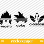 Adidas Vegeta A-badass Goku SVG