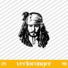 Captain Jack Sparrow Digital SVG