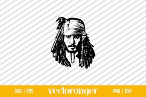 Captain Jack Sparrow Digital SVG