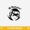 Hi Humans Mavis Head SVG