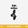 King of Wakanda Forever SVG