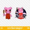 Piggy Roblox SVG Clipart Vector