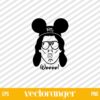 Ric Flair Mickey Mouse Ears SVG