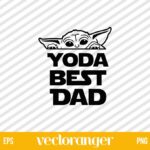 Yoda Best Dad SVG