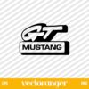 GT Mustang Logo SVG