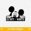 Off White Disney Logo SVG