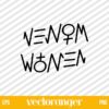 Venom Women Tattoo SVG