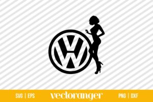 Volkswagen Girl SVG