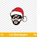 Bad Bunny Christmas SVG Layered