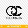 Gucci Logo vs Chanel Logo SVG