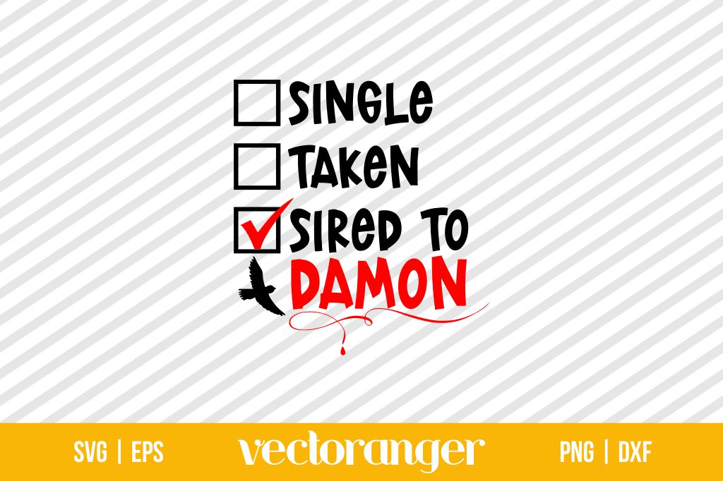 Sired to Damon SVG