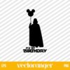 Darth Vader It’s My Birthday Balloon SVG