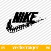 Nike Drip Monster Teeth SVG