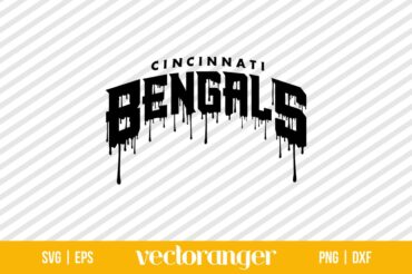 Cincinnati Bengals Drips SVG | Vectoranger