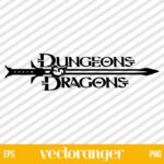 Dungeons And Dragons Logo SVG