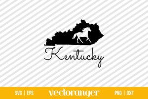 Kentucky Derby Horse Map SVG