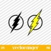 Lightning Bolt With Circle SVG