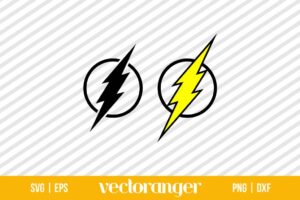 Lightning Bolt With Circle SVG