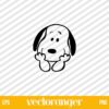 Peanuts Snoopy SVG