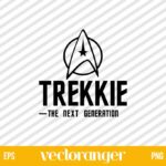Trekkie The Next Generation Star Trek SVG