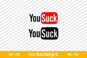 Youtube YouSuck Logo Parody SVG