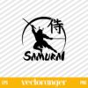 Japanese Samurai SVG